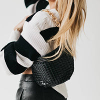 Bold Metal Chain Shoulder Strap