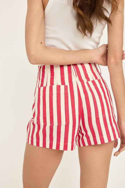 Zoey Striped Shorts