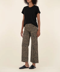 Meg High Rise Wide Leg - Wood