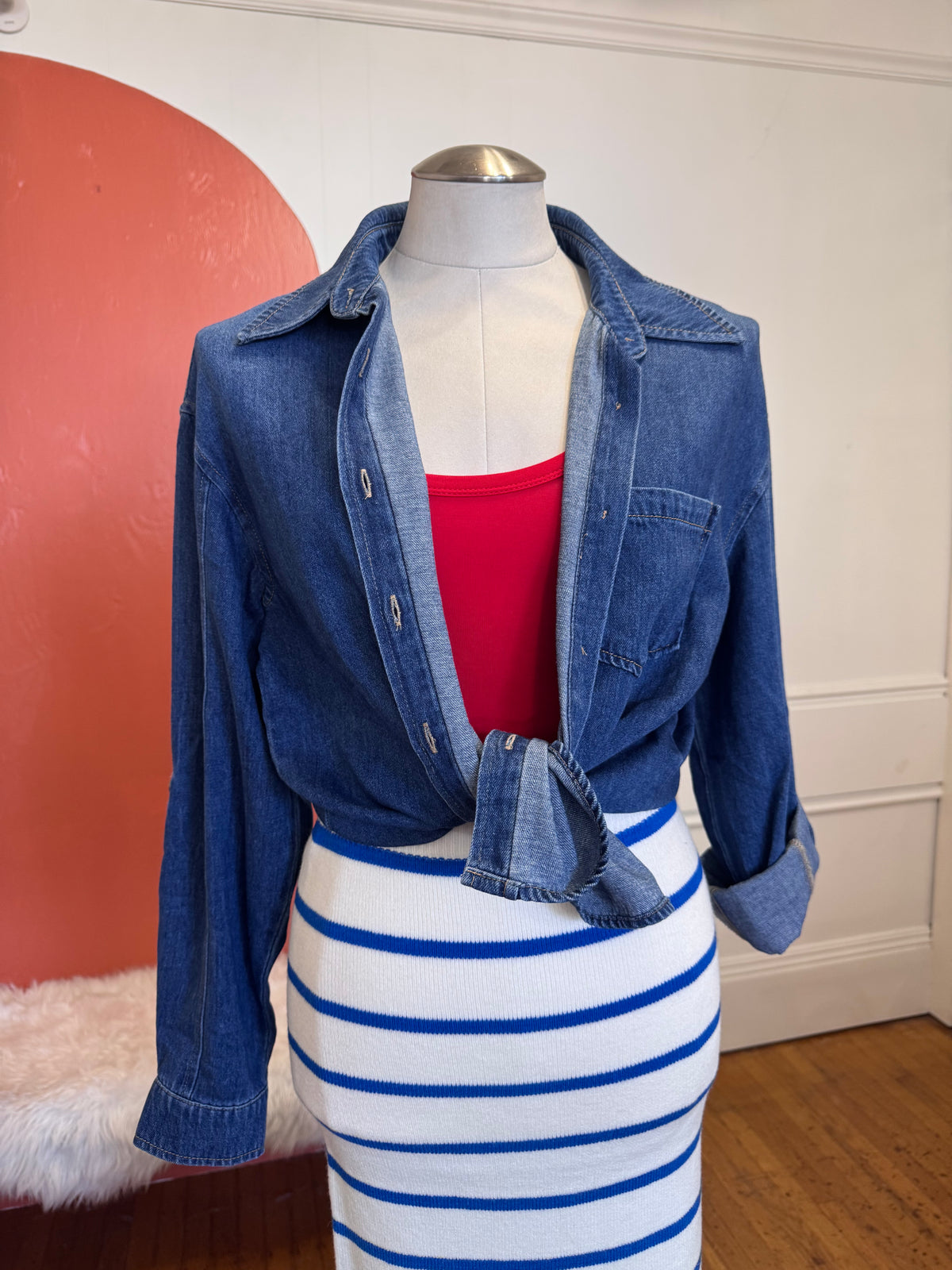 Leighton Button Down Top