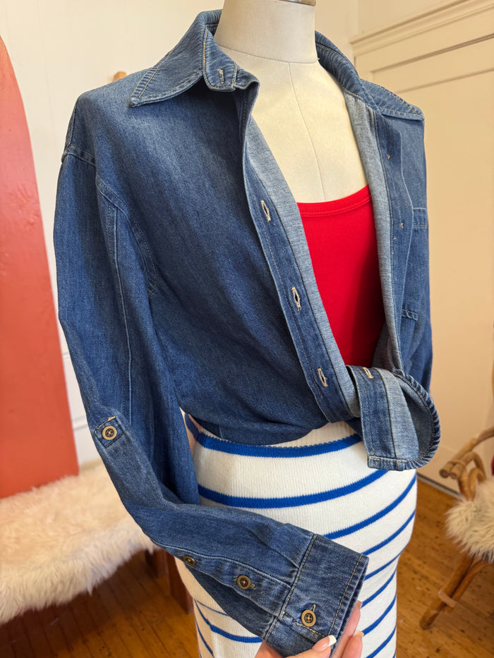 Leighton Button Down Top