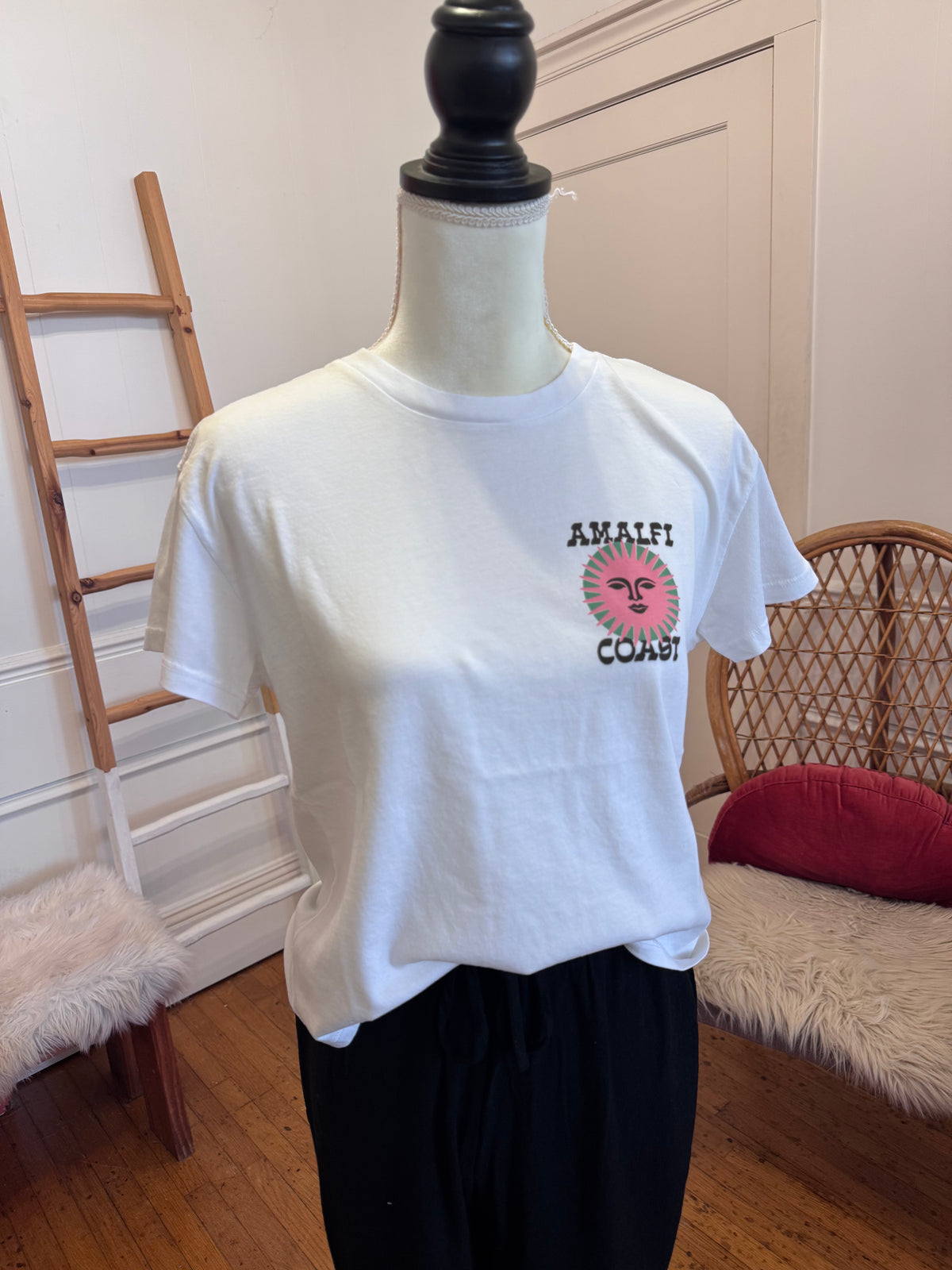 Amalfi Sun Cropped Tee