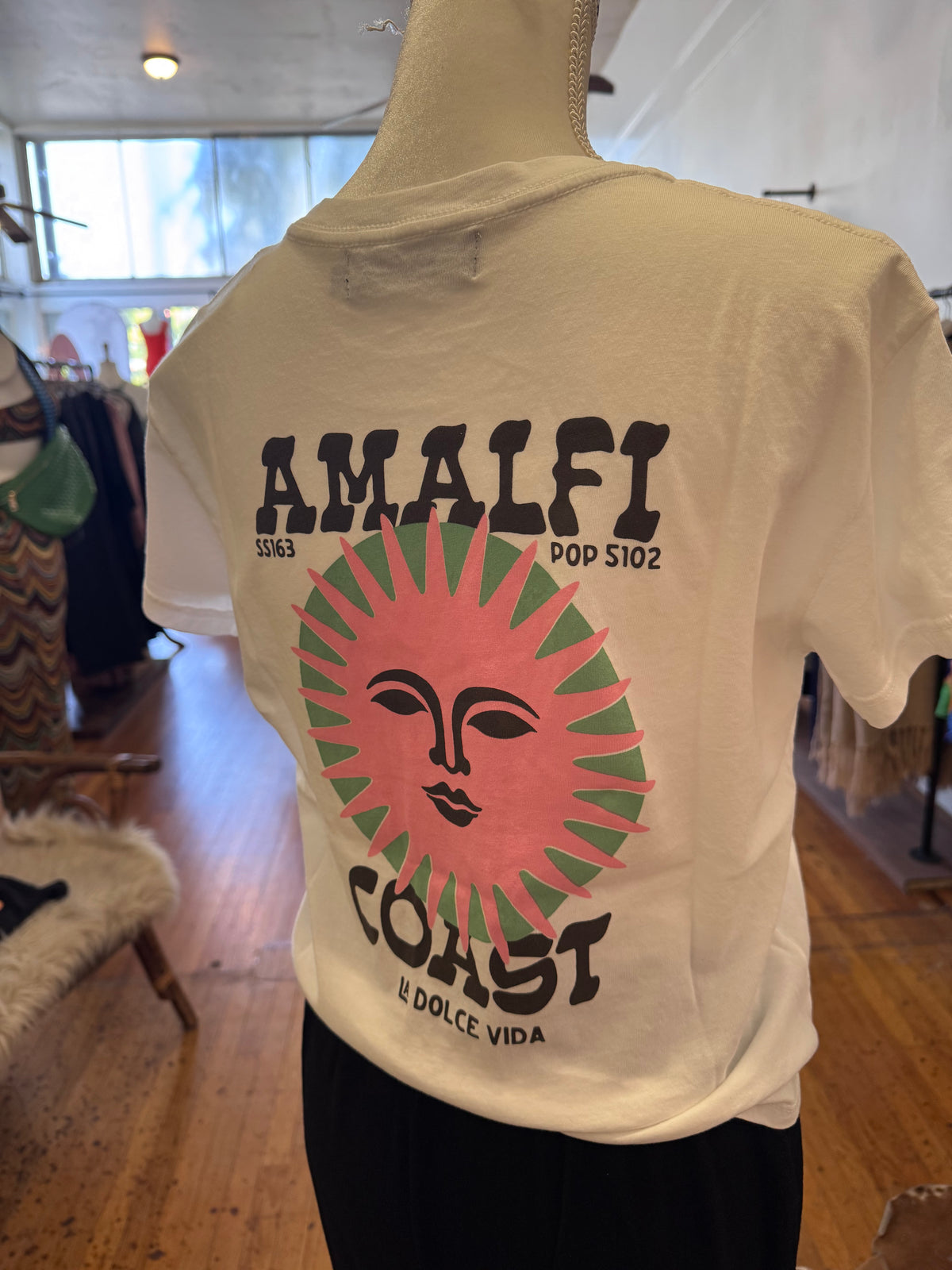 Amalfi Sun Cropped Tee
