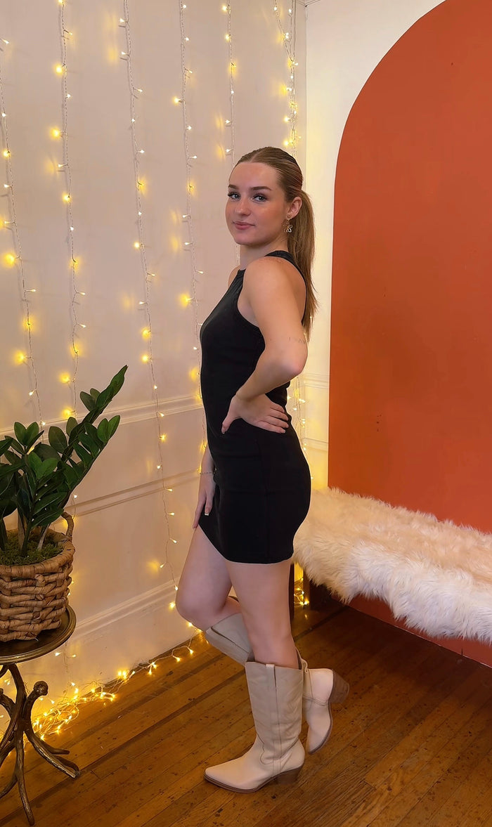 Summer Mini Dress - Black