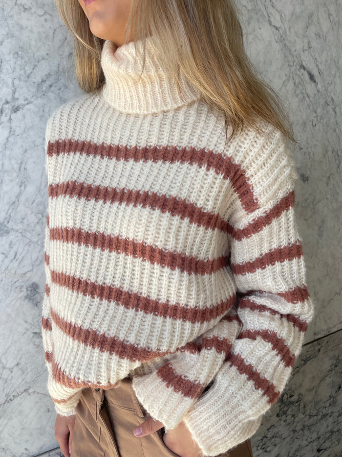 Aki Turtleneck Striped Sweater
