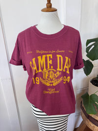 Game Day Boyfriend Tee - Rose