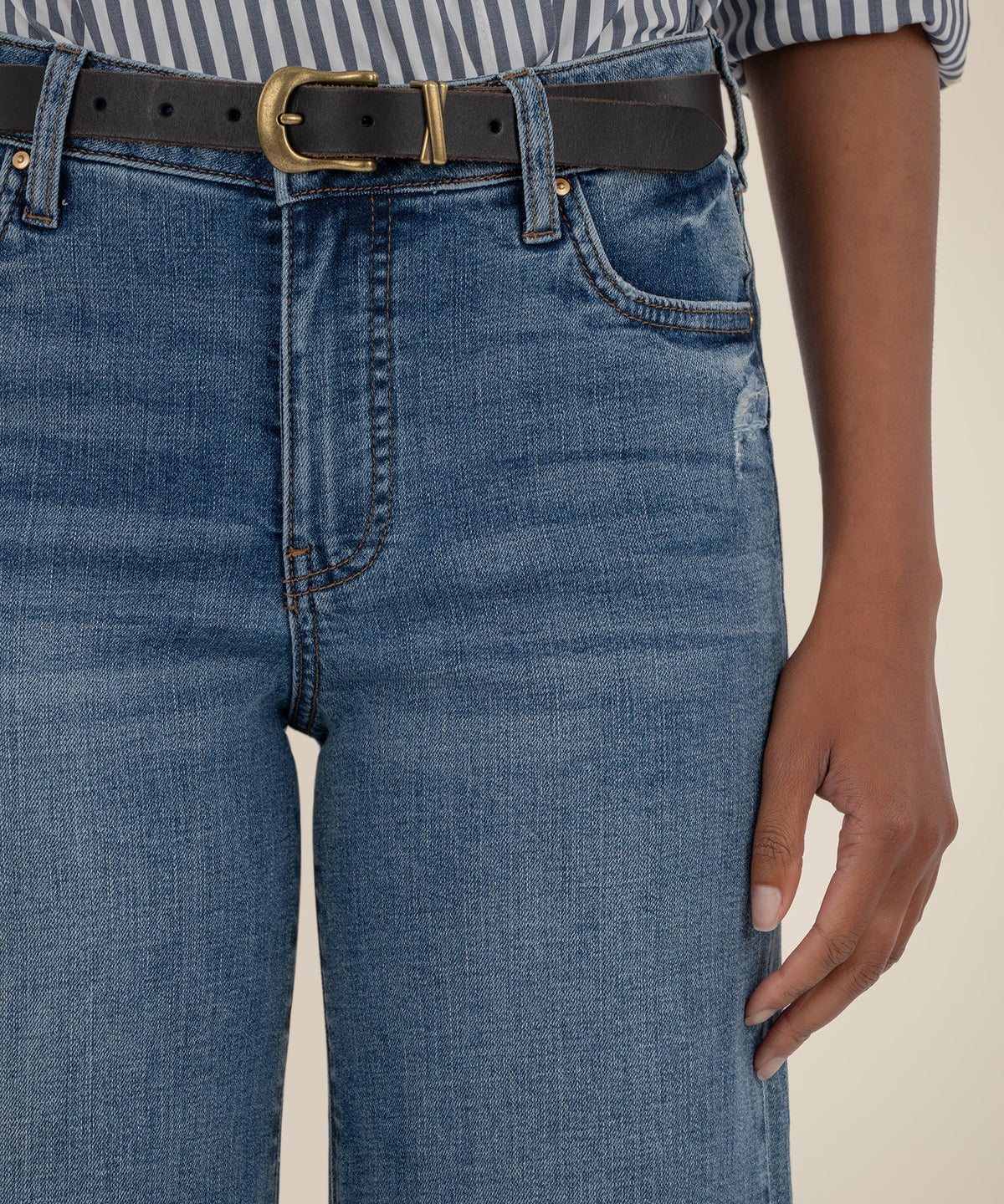 Meg High Rise Fab Ab Wide Leg