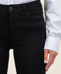 Kelsey Mid Rise Ankle Flare- Black