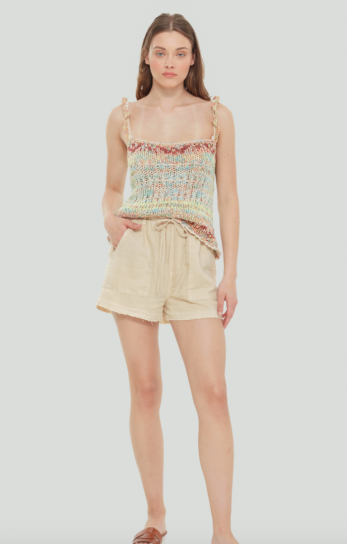 Chance Tencel Relaxed Shorts - Stone
