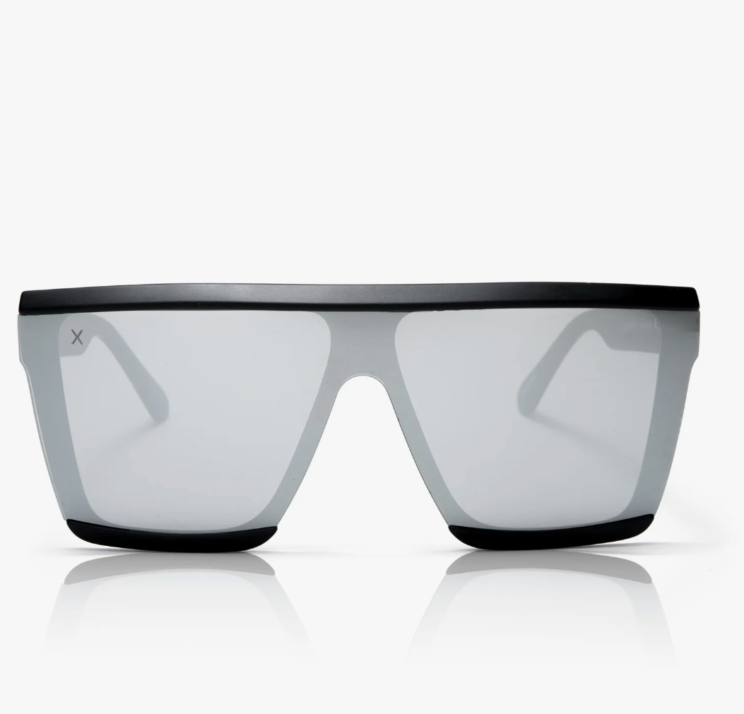 Dime polarized sunglasses- Unlocked Matte Black