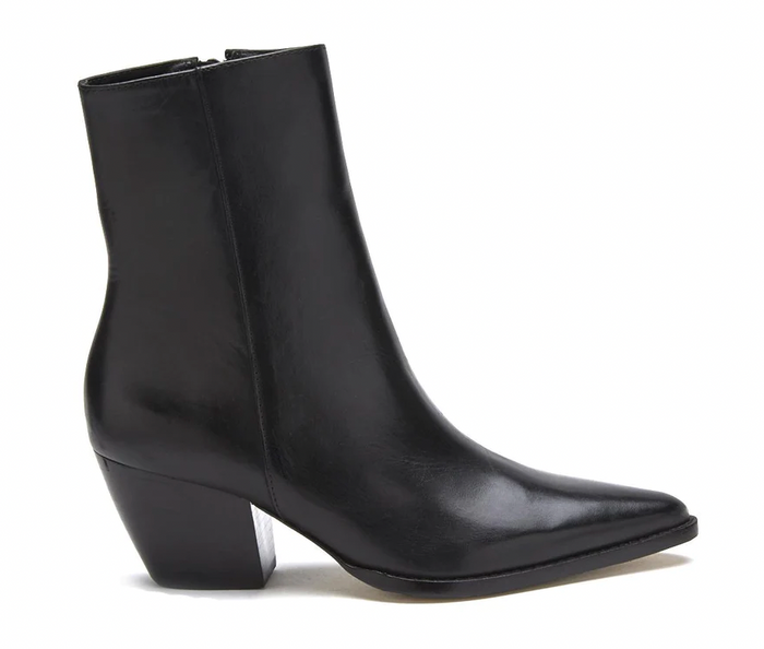 Matisse Caty Leather Bootie Smooth Black