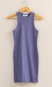Summer Mini Dress - Indigo