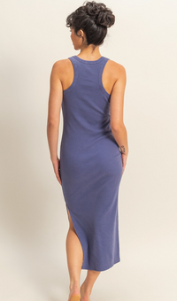 Summer Midi Dress - Indigo