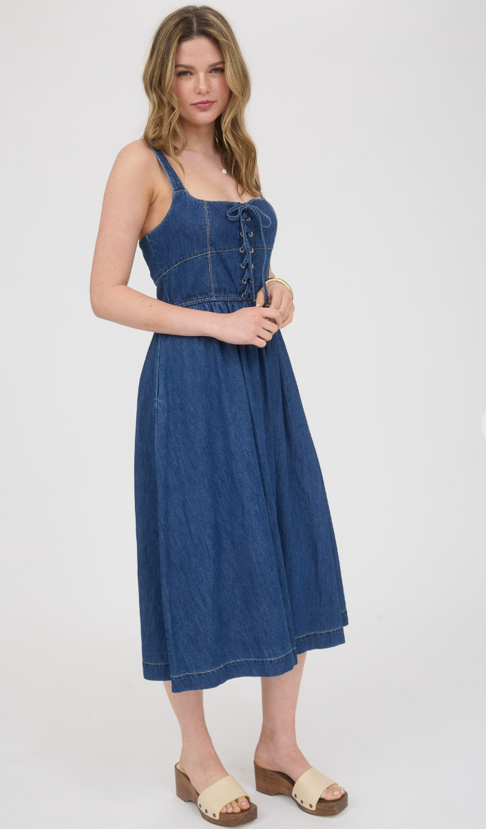 Dani Denim Midi Dress