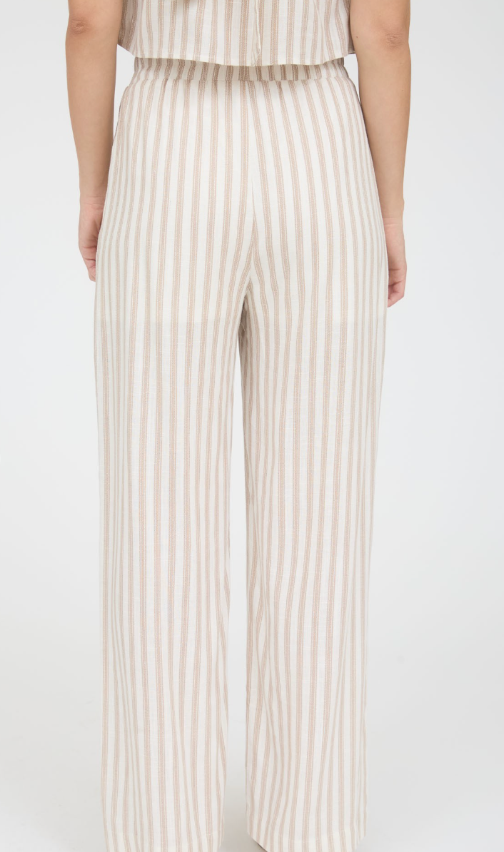 Adora Linen Pants - Khaki