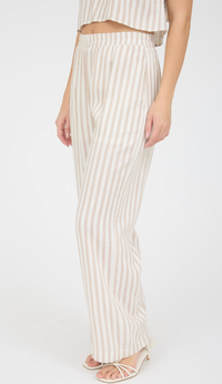 Adora Linen Pants - Khaki