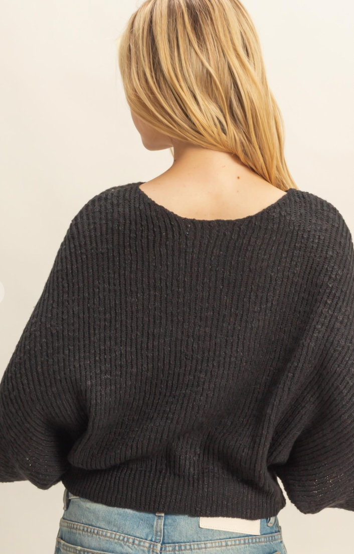 Elaine Knit Sweater - Black