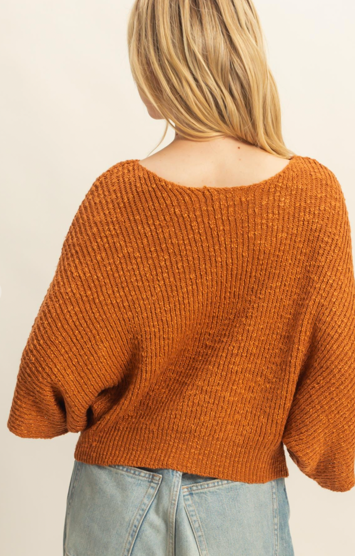 Elaine Knit Sweater - Brown