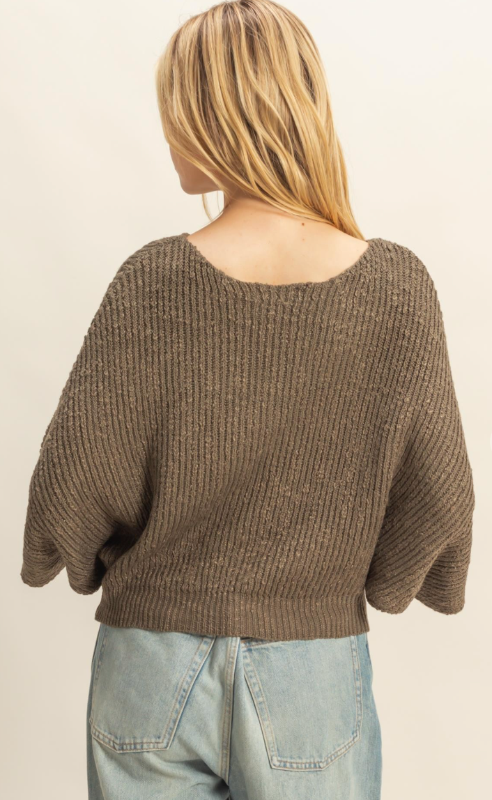 Elaine Knit Sweater - Olive