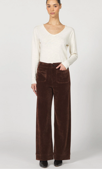 Audrey Wide Leg Corduroy Pant