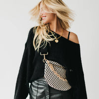 Bold Metal Chain Shoulder Strap