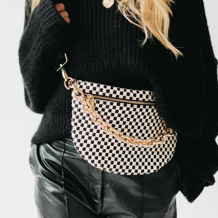 Bold Metal Chain Shoulder Strap