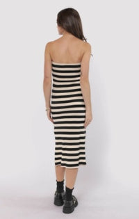 Soul Sisters Striped Rib Knit Tube Dress