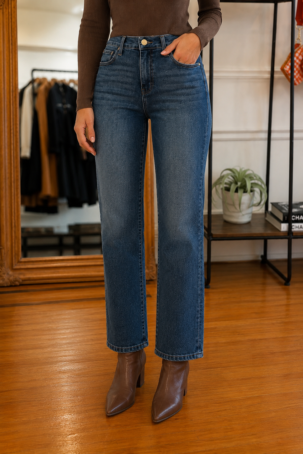 Blair Straight Leg - Medium Wash