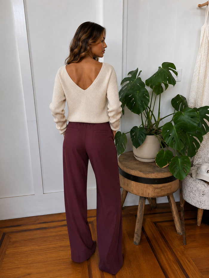 Valli Pants - Wine