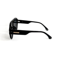 Knox Aviator Sunglasses: Blue/Black