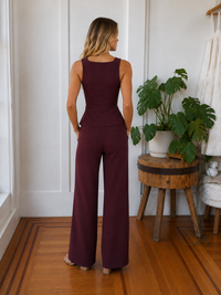 Valli Pants - Wine