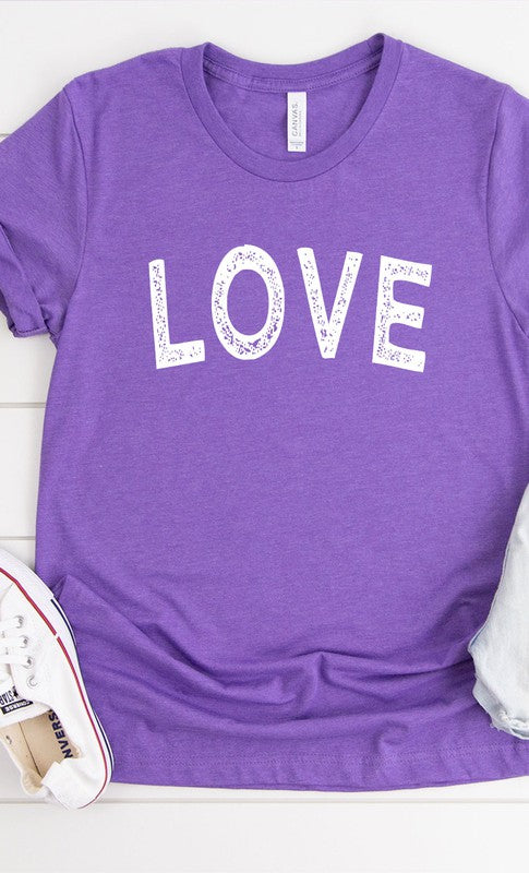 Distressed Love Graphic Tee