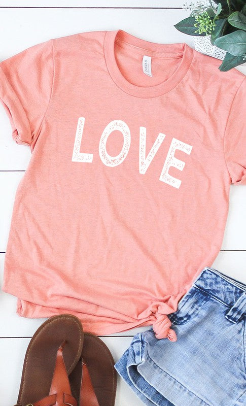 Distressed Love Graphic Tee