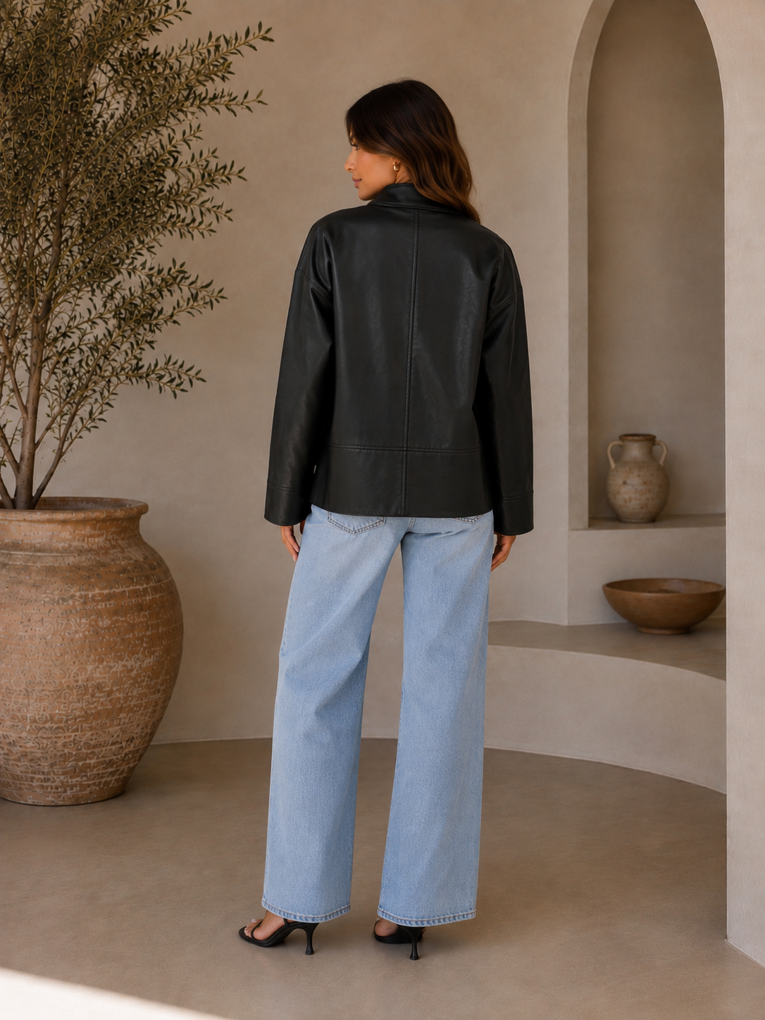 Sloane Vegan Leather Jacket