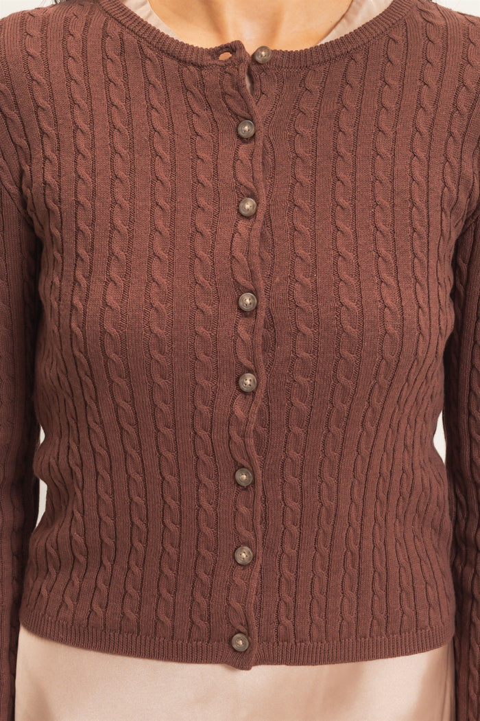 Melanie Long Sleeve Knit Sweater