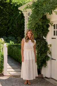 Olga Eyelet Skirt