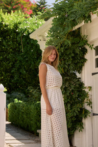 Olga Eyelet Top