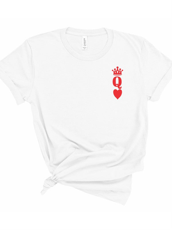 Queen of Hearts Valentine Graphic Tee