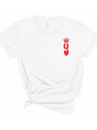 Queen of Hearts Valentine Graphic Tee