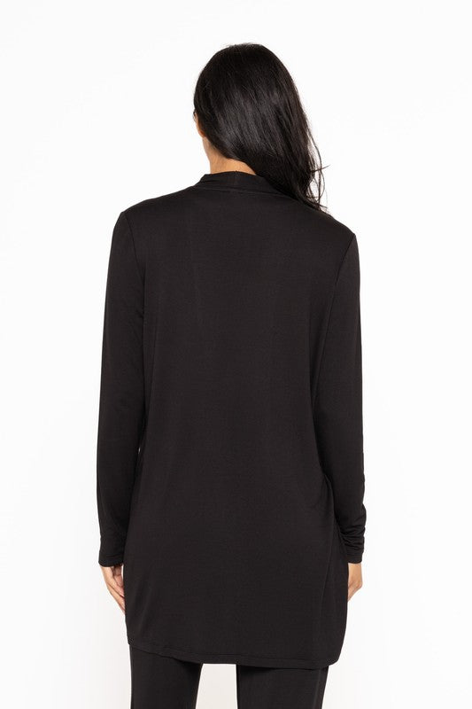 Lounge Open-Front Terry Cardigan