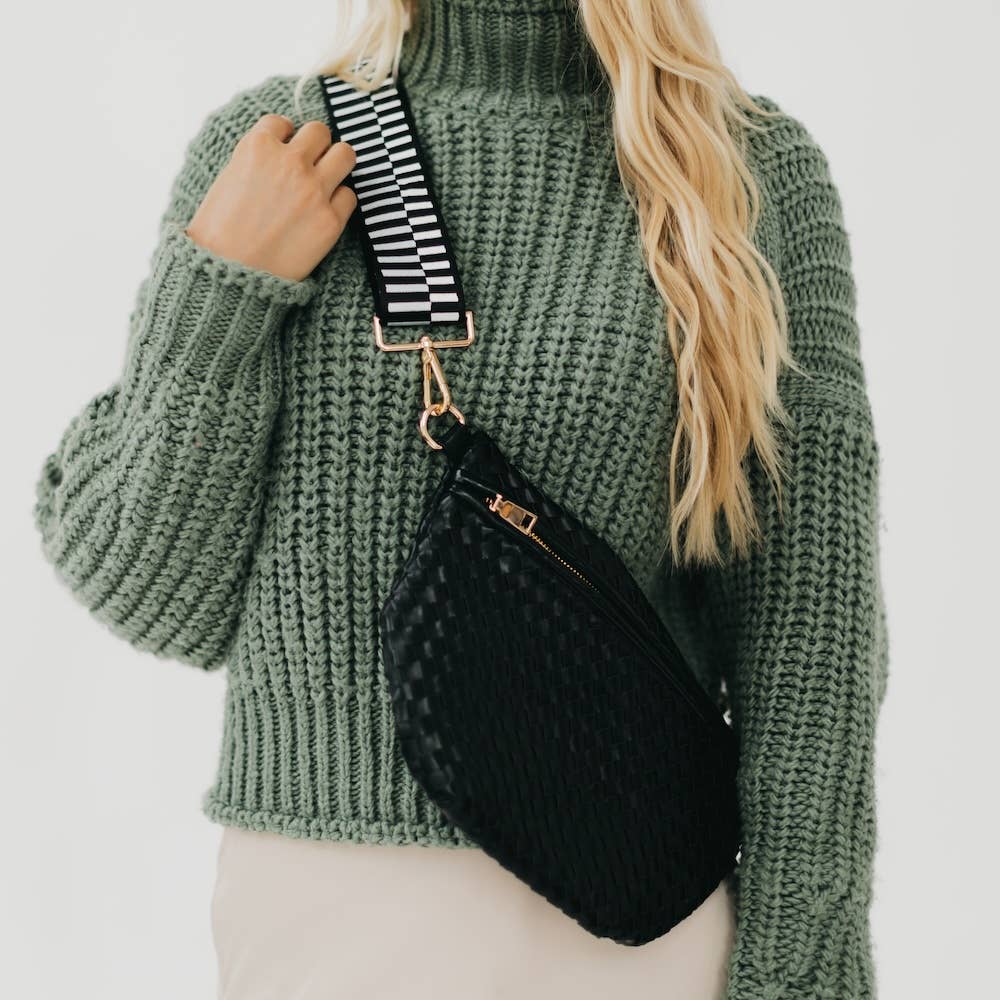 Westlyn Woven Bum Bag: Brown
