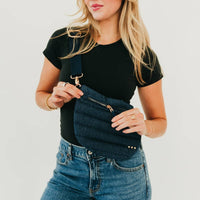 Jolie Puffer Bum Bag: Emerald