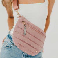 Jolie Puffer Bum Bag: Emerald