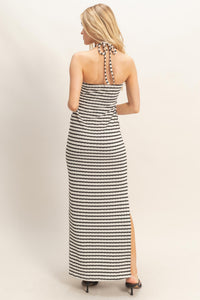 Kamryn Striped Midi Dress