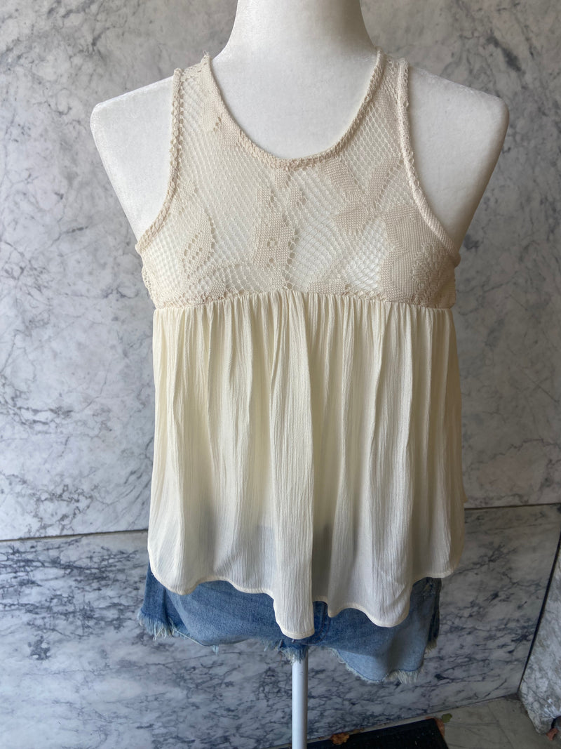 Vintage Lover Lace Tank Top