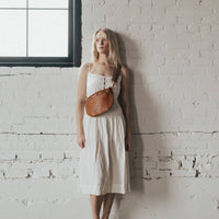 Westlyn Woven Bum Bag - Metallic Navy