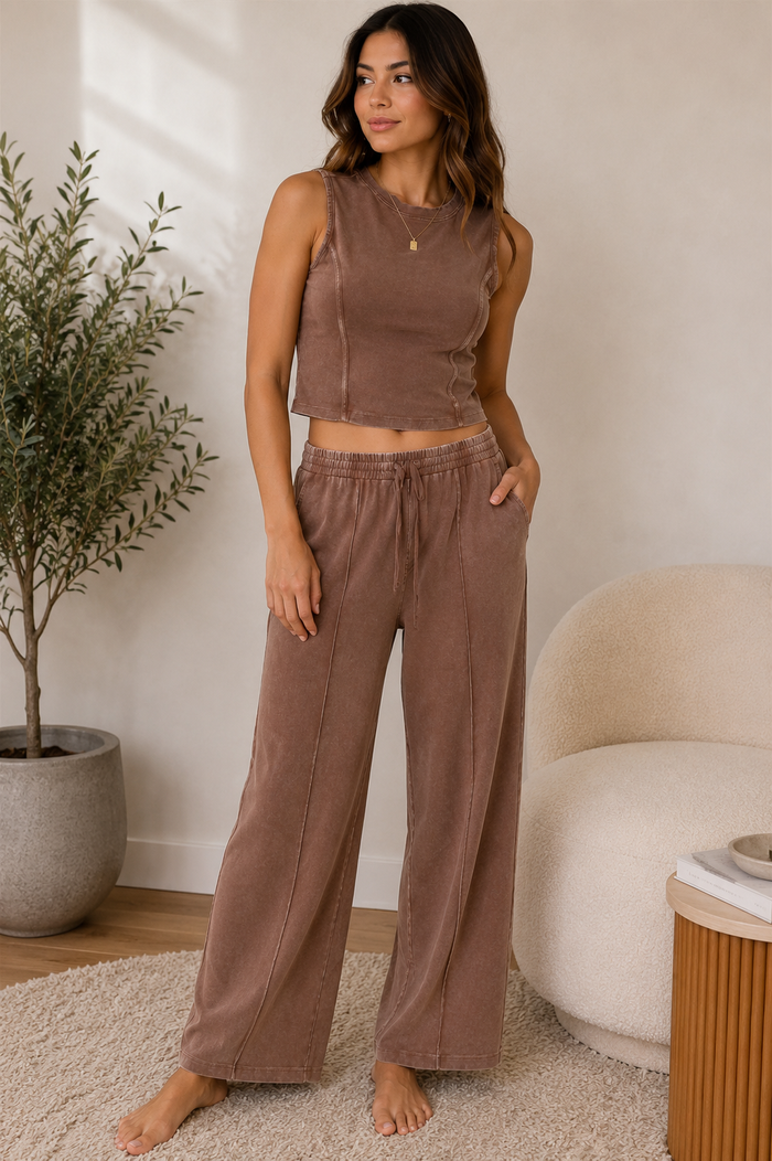 Alexia Lounge Set - Chocolate