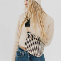 Westlyn Woven Bum Bag - Metallic Navy