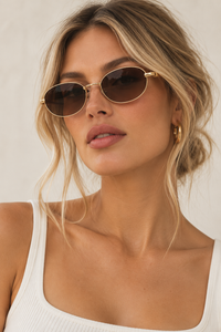 Porto Sunglasses - Gold/Sand