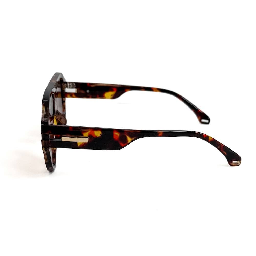 Knox Aviator Sunglasses: Black/Black